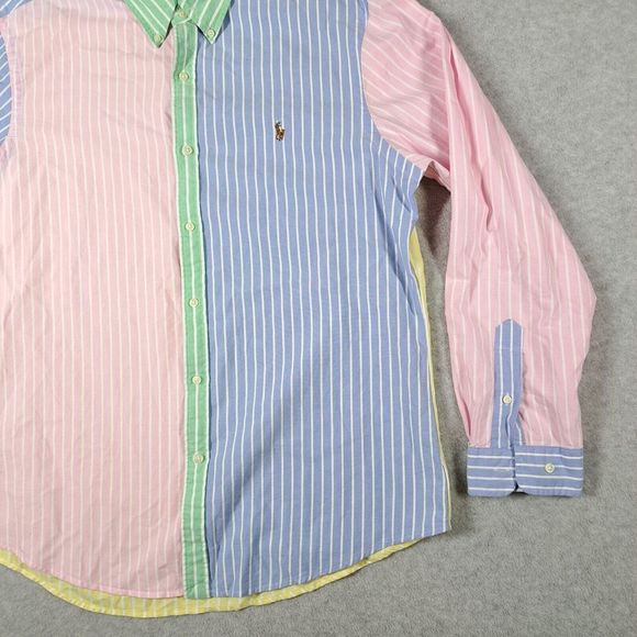 Ralph Lauren Multicolor Striped Casual Button Down Shirt - Picture 2 of 12